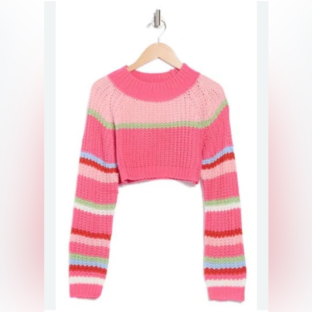 Cotton Emporium Pink Knit Sweater